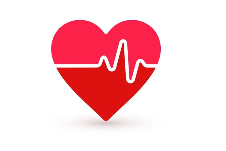 heart icon with heartbeat line