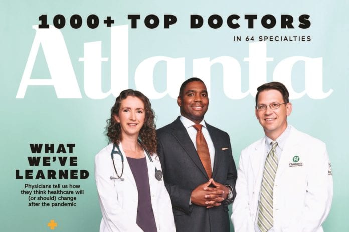 Atlanta Magazine Top Docs 2021 cover