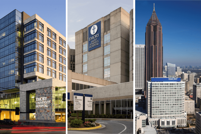 Emory University Hospital, Emory Midtown, and Emory Saint Joseph's ranked best hospitals in Georgia in US News 2022 rankings.