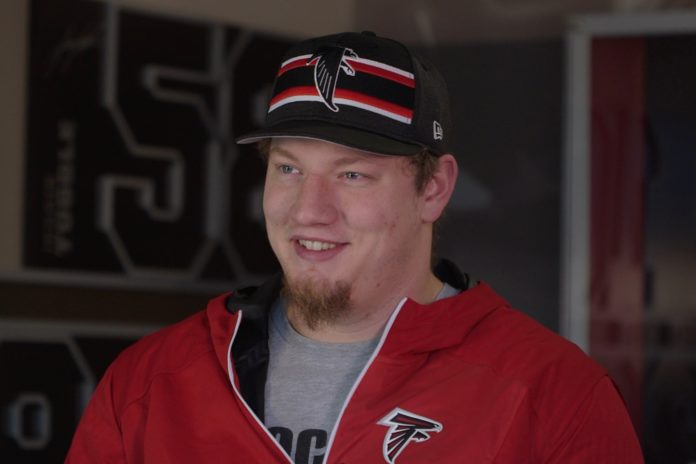 kaleb mcgary nfl player emory healthcare afib patient